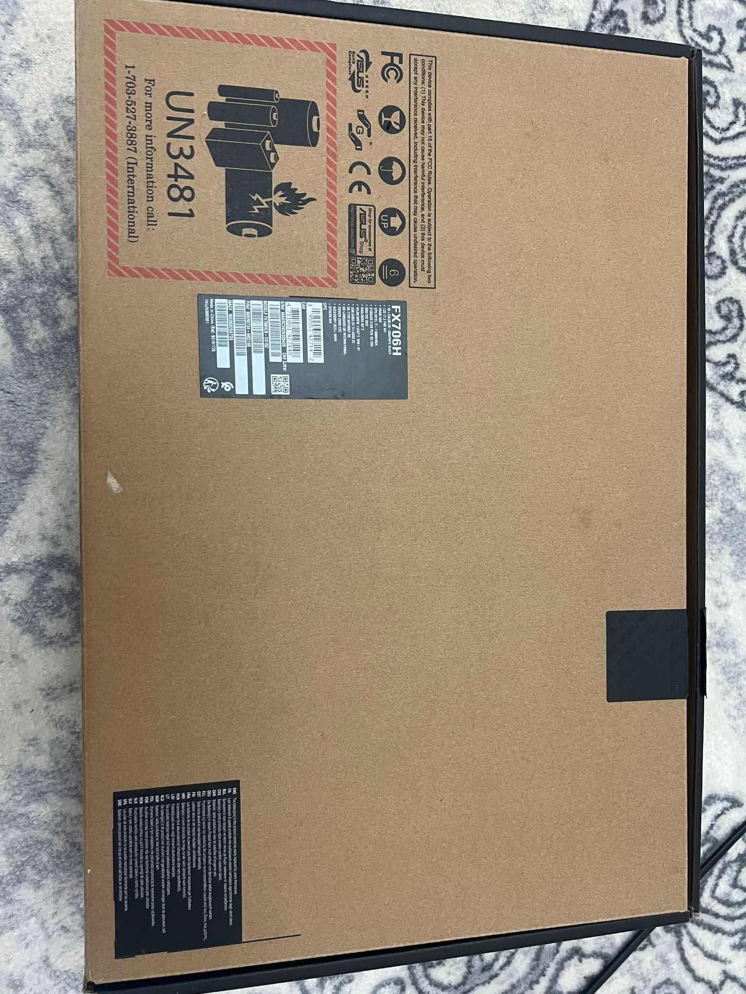 Laptop asus TUF gaming F17, 17.3 inch