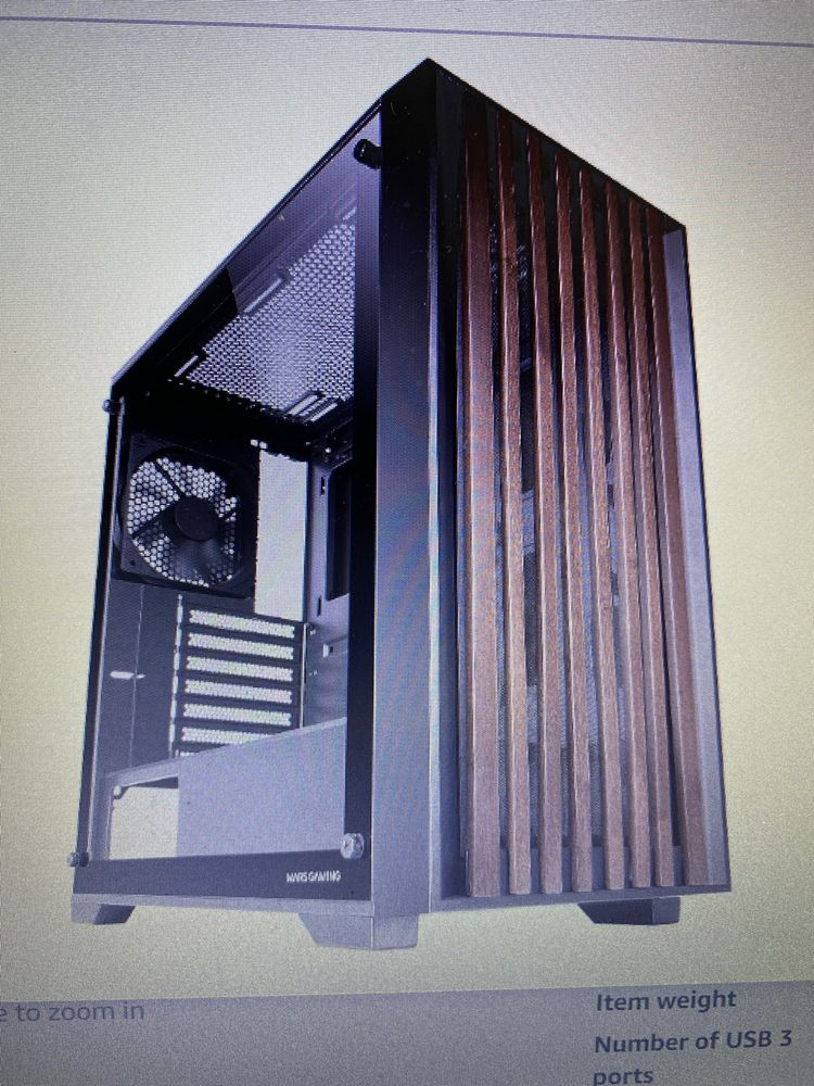 Mars Gaming MC-Wood, ATX PC Case