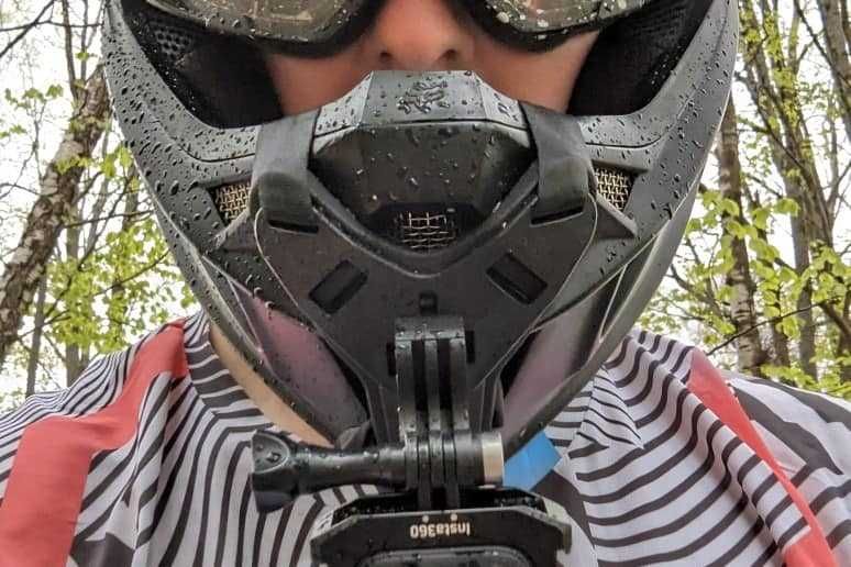 Стойка за каска за камера GoPro/Стойка за GPS Garmin за кормило