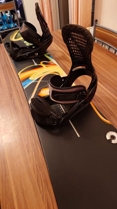 Placa Snowboard Burton Custom 159cm canal cu Legaturi Burton Custom L