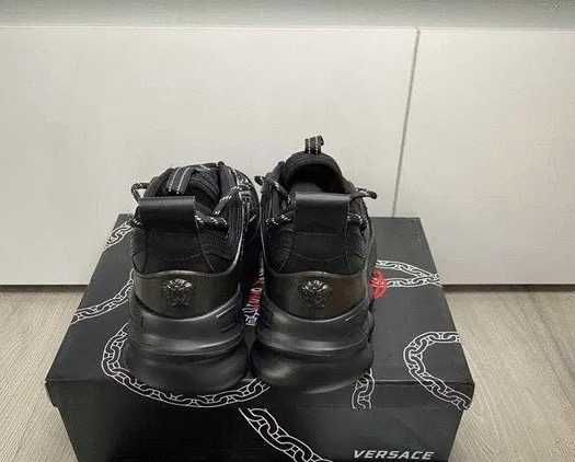 Adidasi Sneakersi Versace Chain Full Black