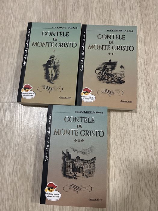 Set carti 3 volume, Contele de Montecristo