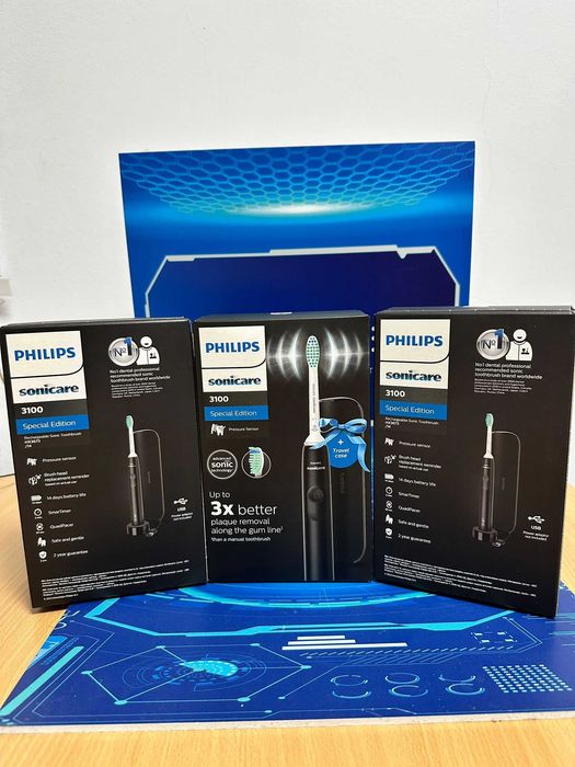 Periuta de dinti Philips Sonicare 3100 - negru, nou