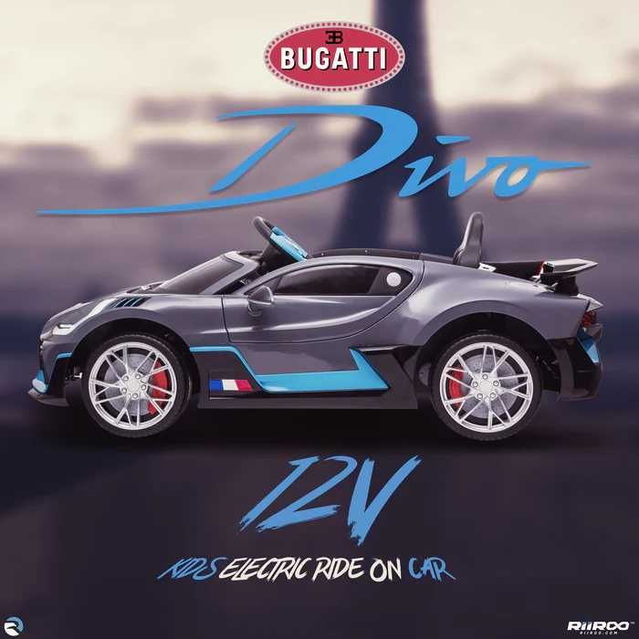 Лицензирана Акумулаторна Кола Bugatti Divo, 70W 12V7AH, Дистанционно