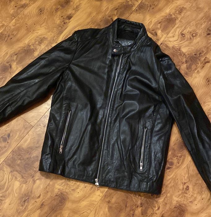 Geaca piele Asos, marime S (fits M)