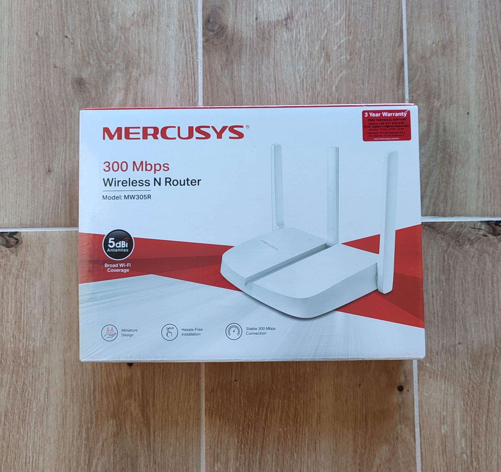 WFI рутер Mercusys 300Mbps / 5 dBi