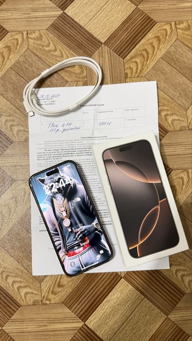 Iphone 16 pro max 256 gb Desert titanium/ идеал, акум 92%