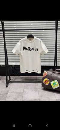 Tricou Alexander McQueen alb si negru