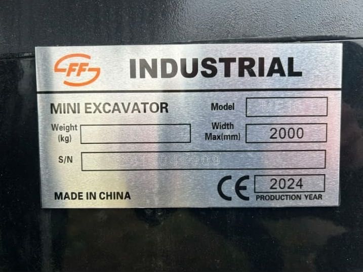 Мини багери FF Industrial ME16 – 2024 г.