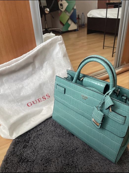 Geantă Guess Reptilă