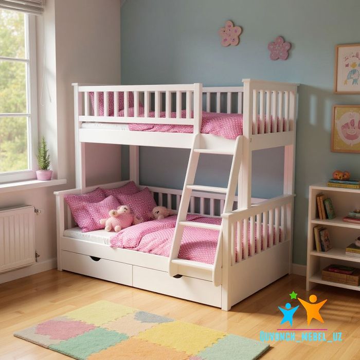 Bolalar uchun krovatlar Ishlab chiqarish Yuqori sfat