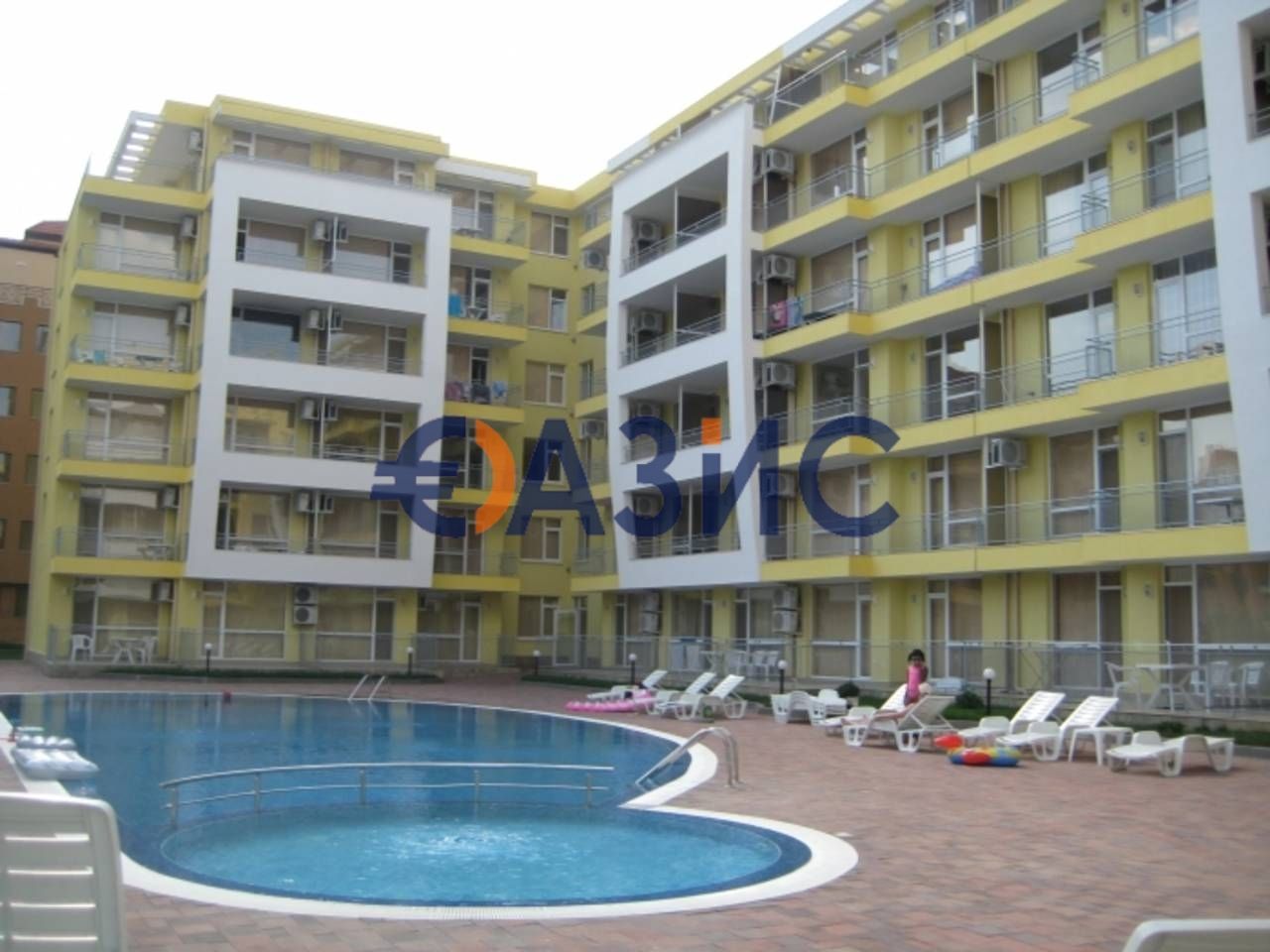 Студио в комплекс Sunset Beach 2, 43 кв.м., Слънчев бряг, България, 55