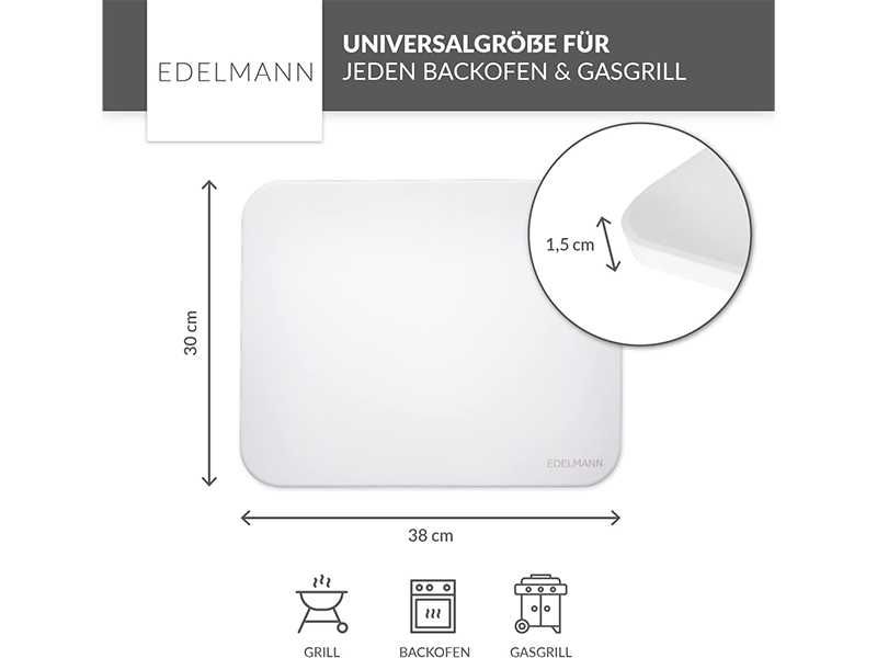 НОВИ! Каменна плоча за пица 38х30см 3 части с тава и нож за пица