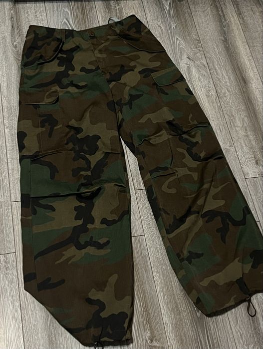 camo pant | модные широкие камуфляжные штаны
