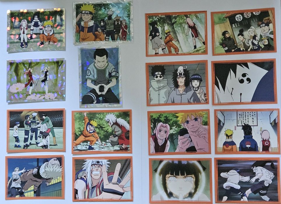 Album Naruto Panini + 19 stickere + Card Editie Limita