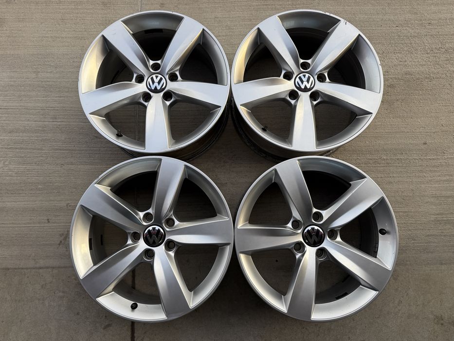 4бр. ОТЛИЧНИ 17” Ориг. Джанти 5х112 за -VW/AUDI/SKODA/VAG-7Jx17H2,ET39