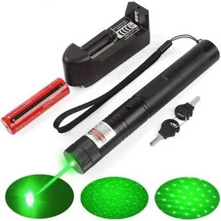 Laser verde puternic – vizibil pe distanțe mari
