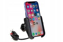 Suport Moto Nou pentru telefon R9W-PD cu incarcator Wireless