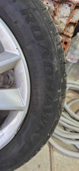 Гуми 185/60 R15 + джанти 5х100 за Сеат Ибиза