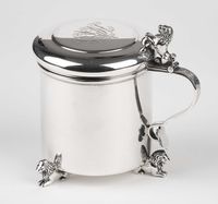 Halba mare argint,cu lei-Norvegia-370 ml purificare lichide argint.ro
