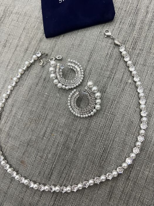 Colier+cercei Matrix swarovski