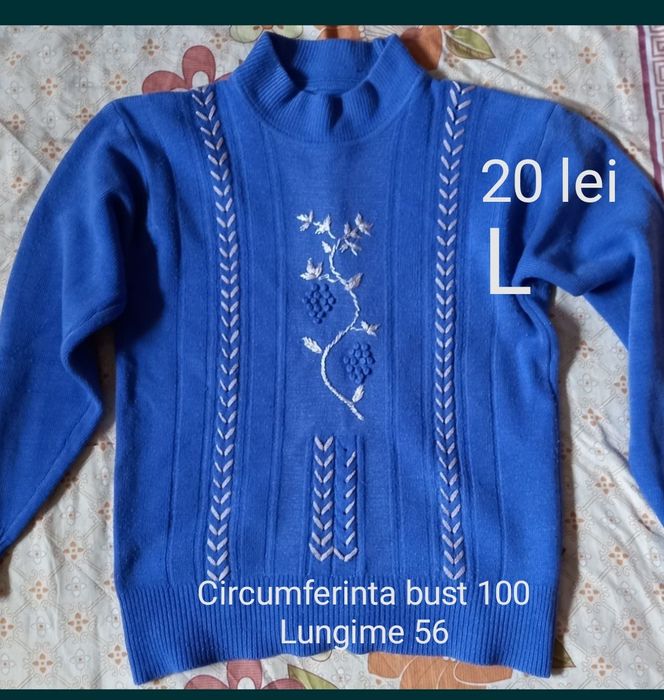 Pulover dama albastru