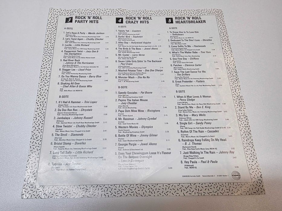 Vand vinil ,,The Rock Box,,