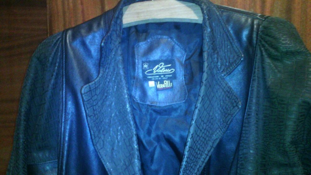 Vand 2 geci din piele dama VeraPelle ITALY+ o fusta din piele