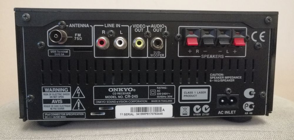 ! Ocazie.Vand amplificator mini sistem muzical Onkyo CR-245, Bluetooth