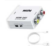 Преобразователь HDMI в AV(тюльпаны), для старых телевизоров.