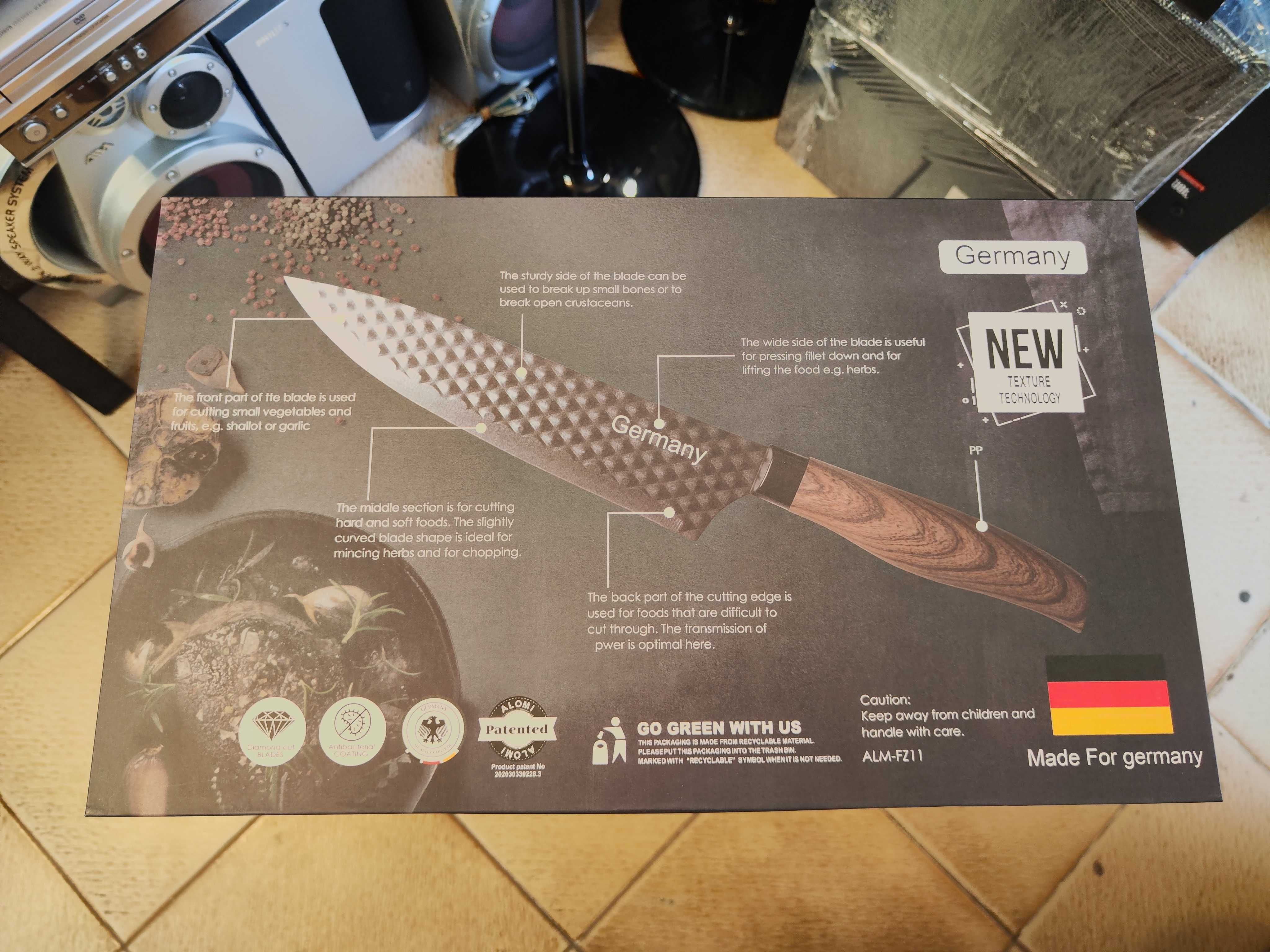 Комплект кухненски ножове 6 части. Много остри. Made for Germany