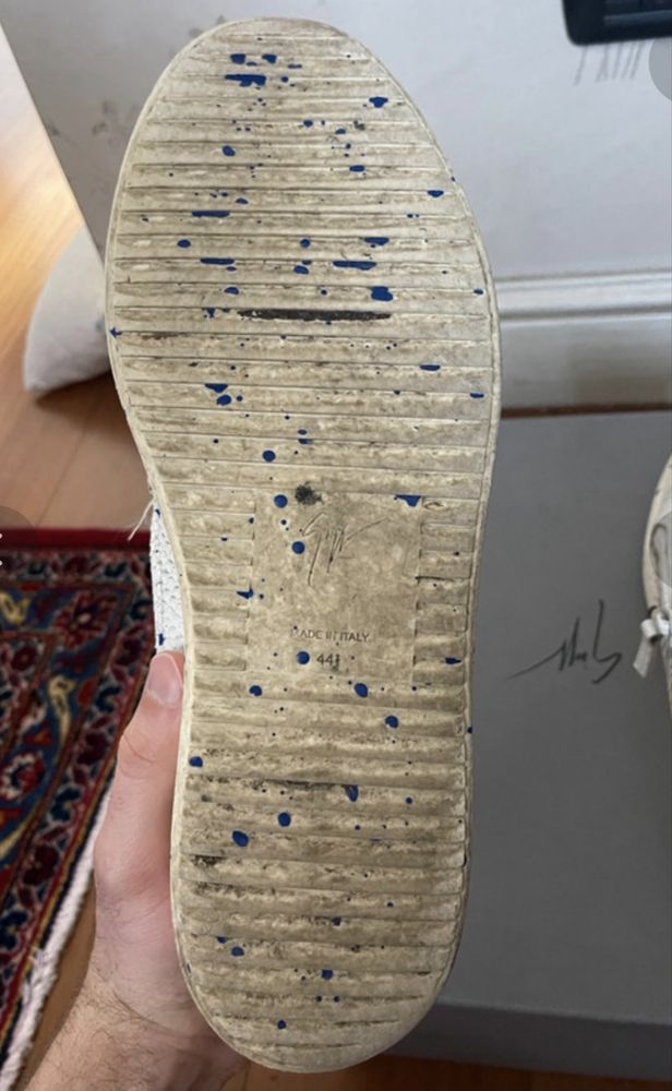 Giuseppe Zanotti Crocodile / Painted leather , limited edition, обувки