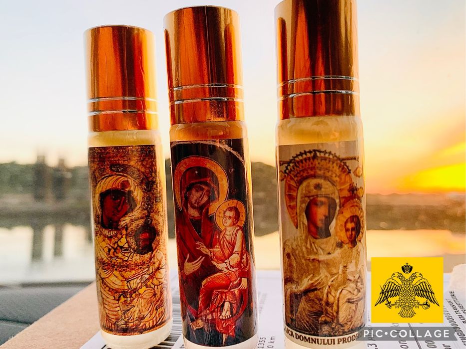 “3 Mirurii  de La Icoanele”Maicii Domnului”Grecia Sfantul Munte Athos