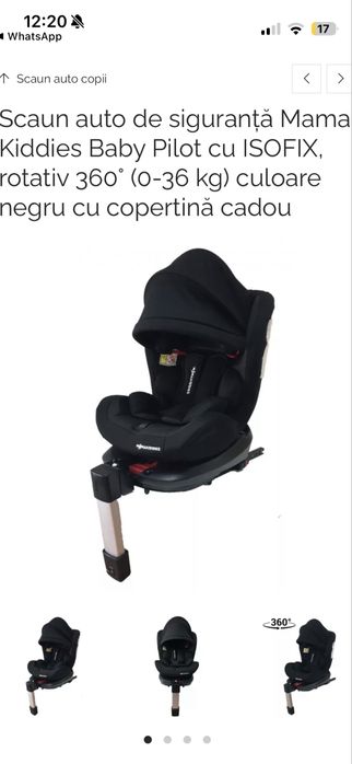Scaun de masina 360 Mama kiddies