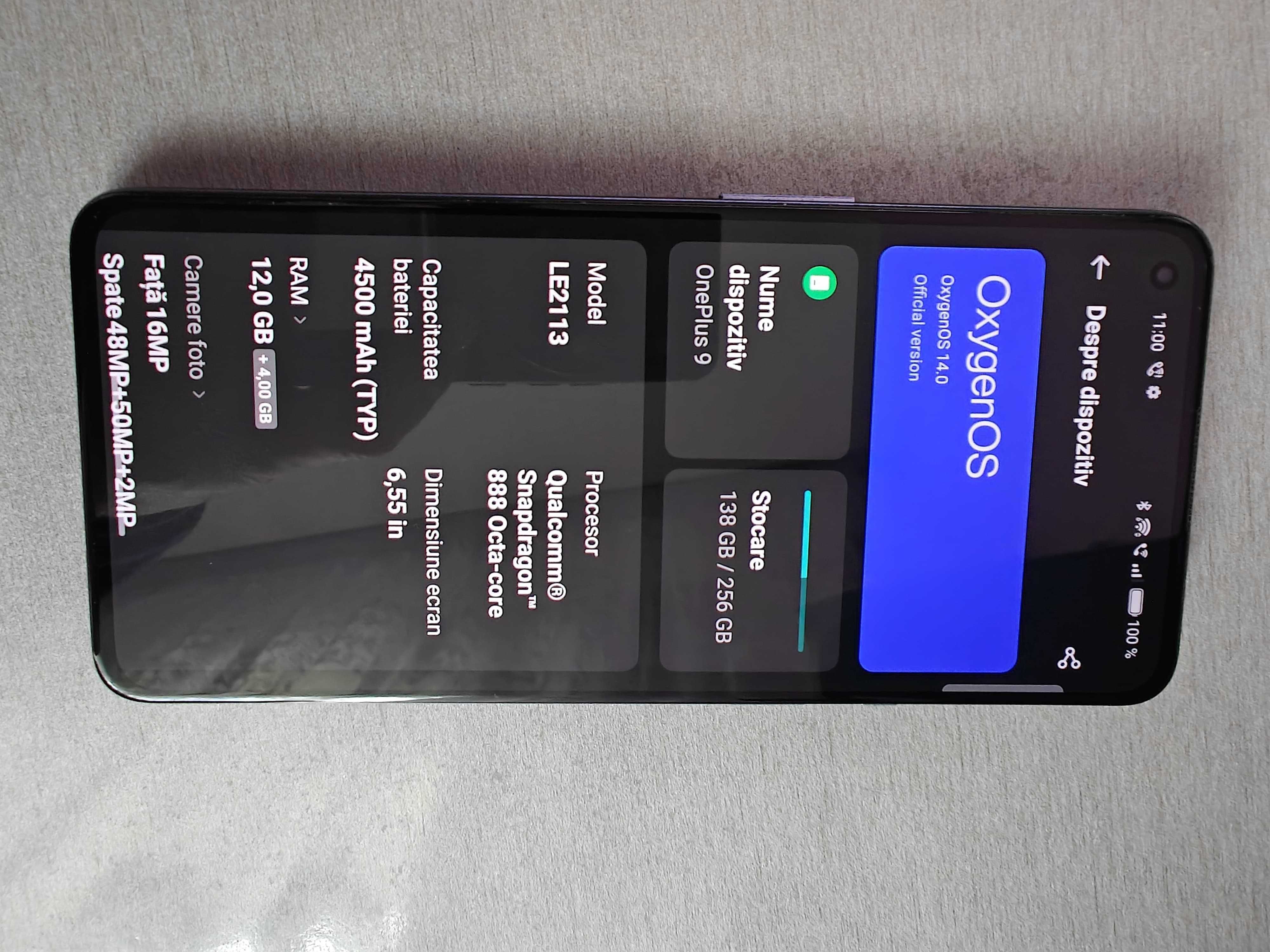 ONE PLUS 9  16 RAM 256 GB
