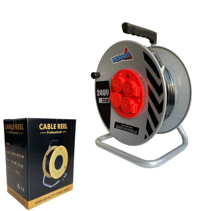 Макара удължител 25 метра 2.5mm кабел - T645