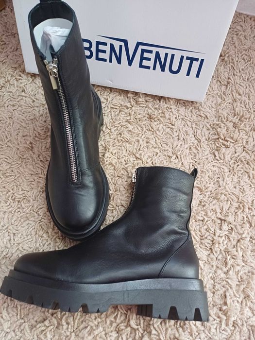 Cizme piele , 36, nou