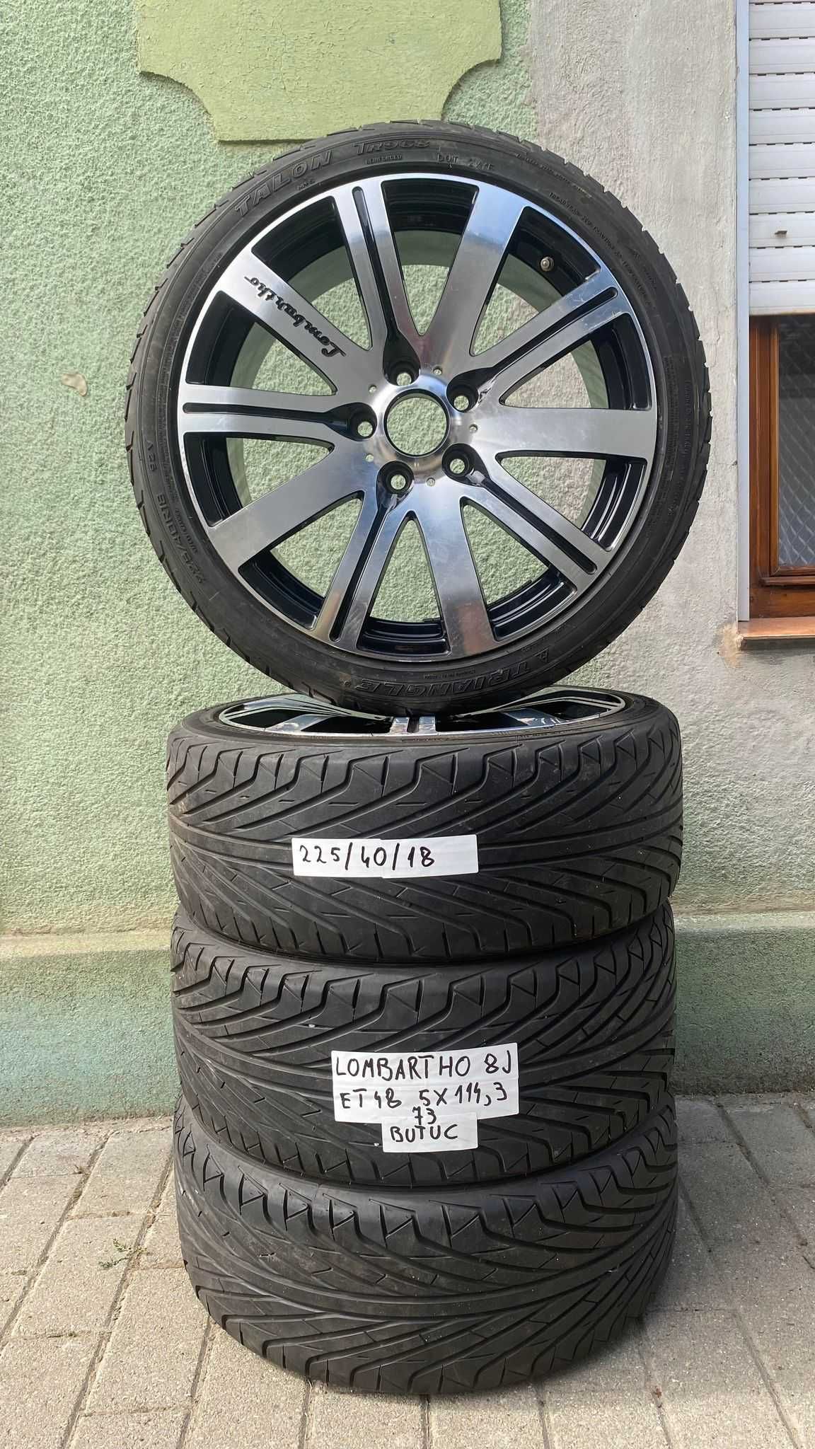 jante LOMBARTHO  5X114,3  anv 225 40 18 duster mazda honda etc