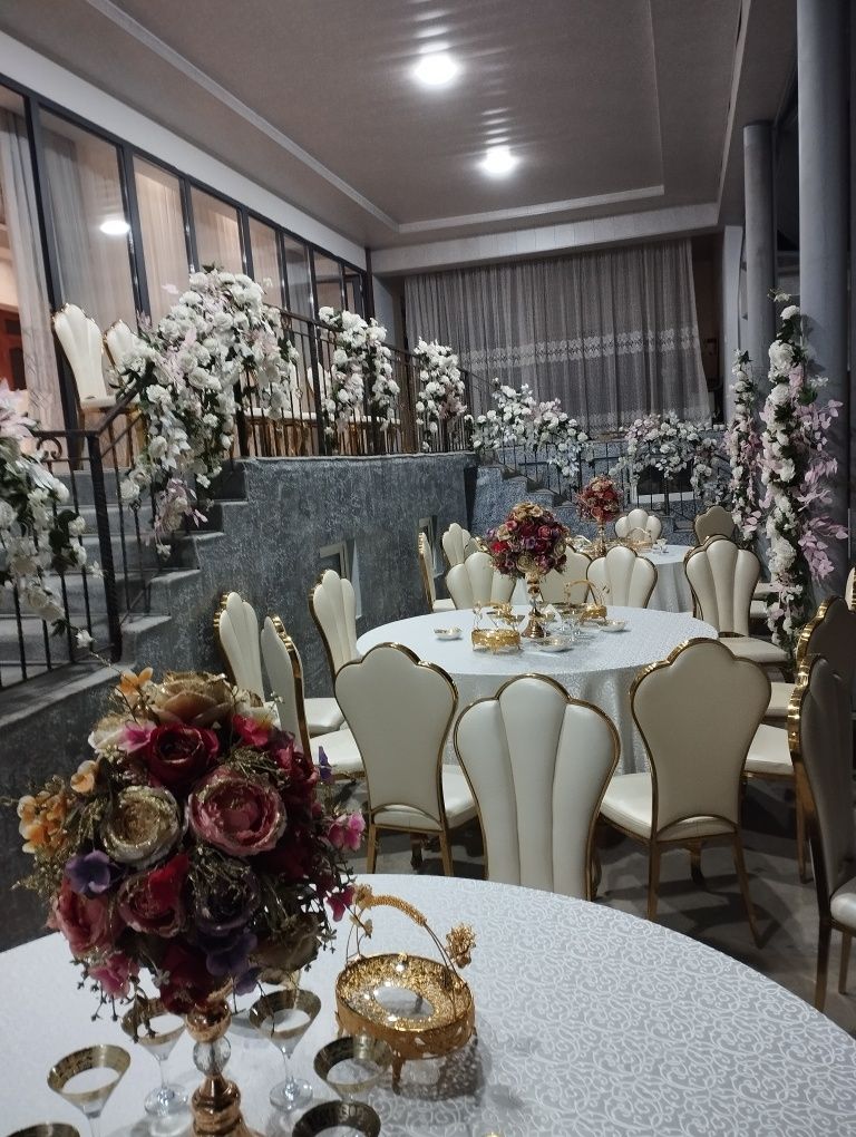 Prokat Stol Stul Chinni idishlar qozon oʻchoq samovar prokatga beramiz