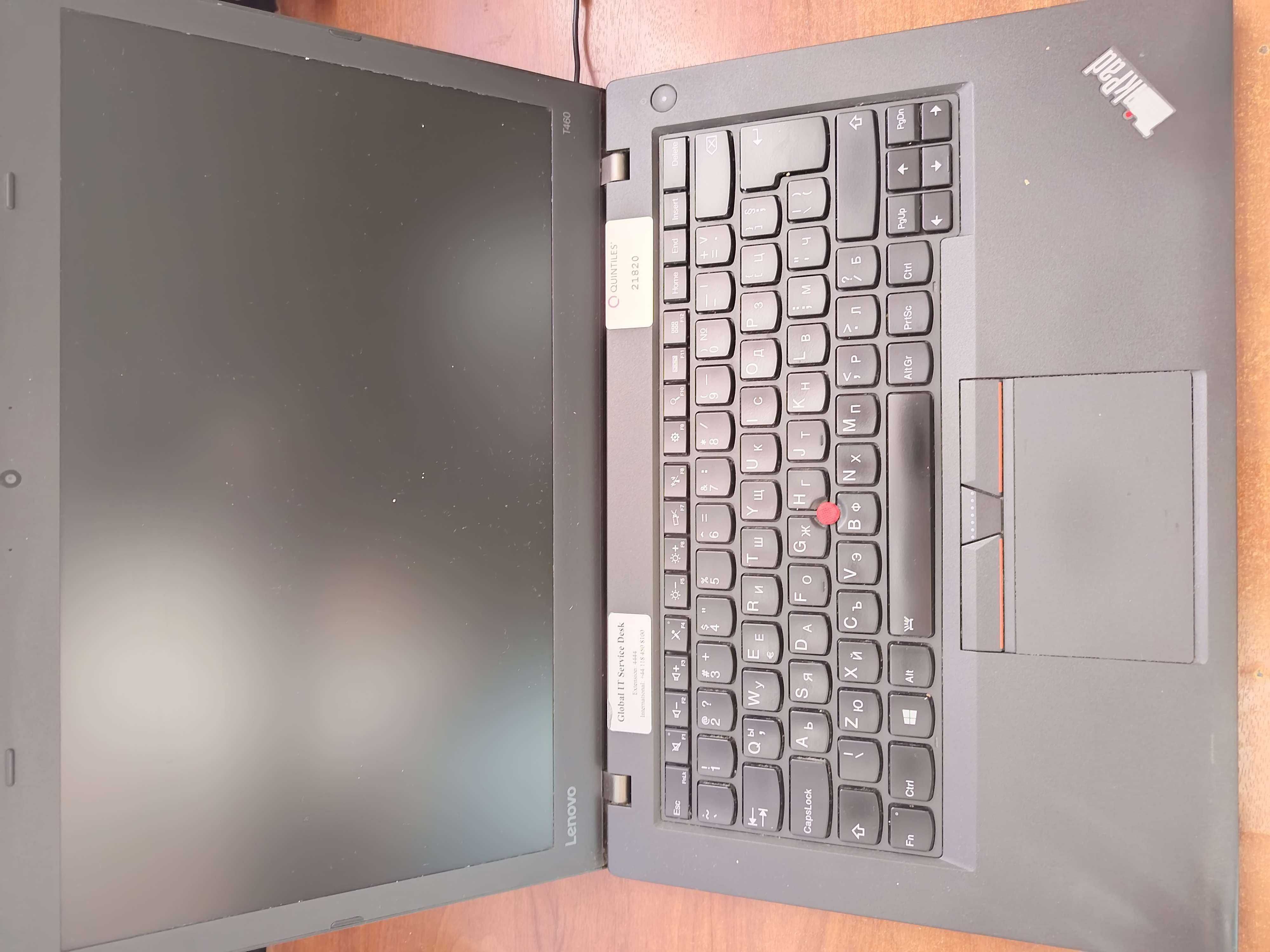 Лаптоп Lenovo ThinkPad T460 /i5-6300U/16GB DDR4/SSD 128 GB, Windows 11