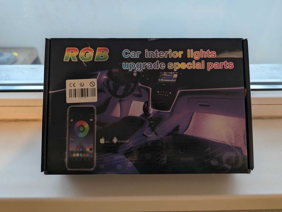 Kit lumina auto OEM, LED, RGB, 6m, Multicolor