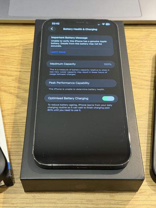 De vanzare iPhone 12 Pro Max 128GB Graphite Full Box