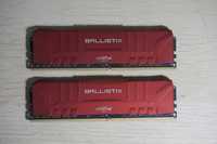 2х8GB (16GB) DDR4 Ram Crucial Ballistix red - 3000mhz CL15 (вкл ДДС)