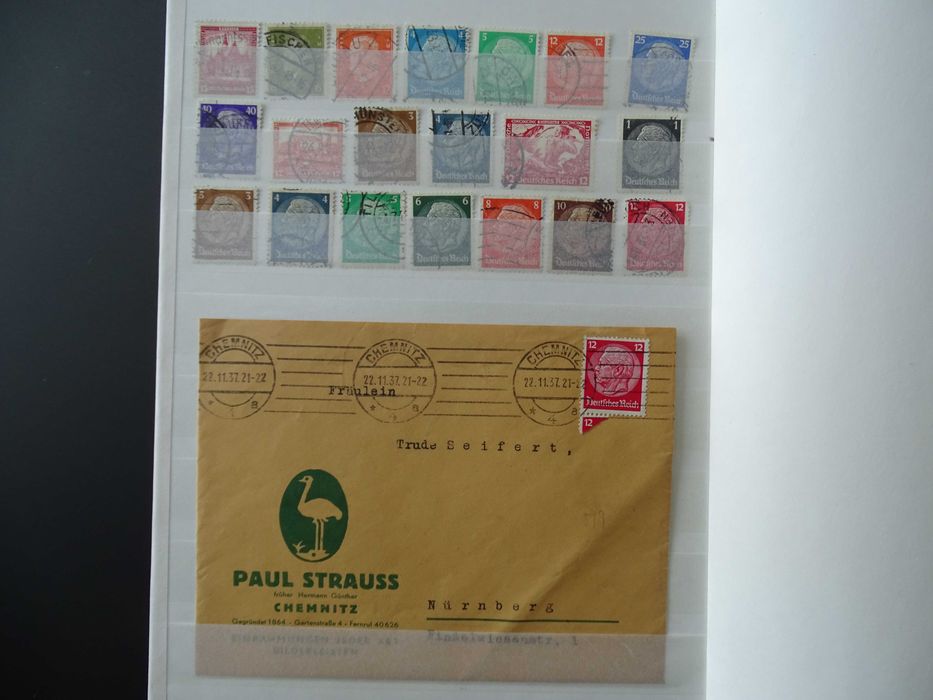 Clasor cu timbre vechi Germania Reich 1900-45, stamp/nestamp, (Lot 67)