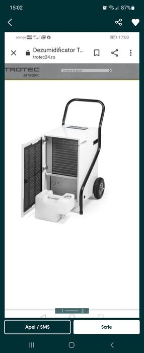 Dezumidificator industrial Trotec