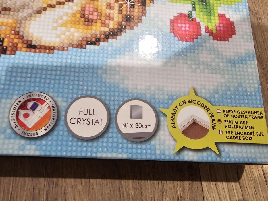 Jucarie Goblen diamante 30x30 xm cu rama inclusa. 8ani+