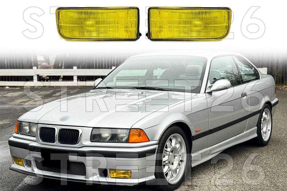 Proiectoare Ceata Lumini de Ceata BMW Seria 3 E36 (1991-1998) Galben