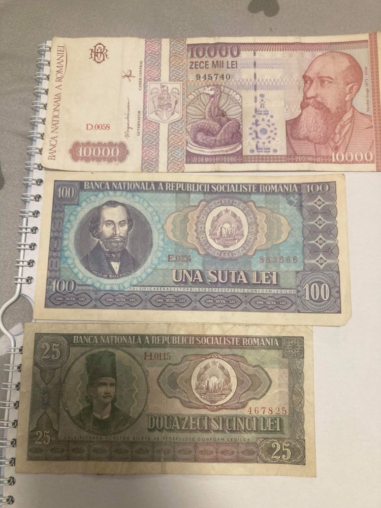 Bancnote vechi, toate din imagini