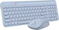 (2в1) RU/ENG Беспроводная Клавиатура и мышка/мышь A4tech FG3300 Blue