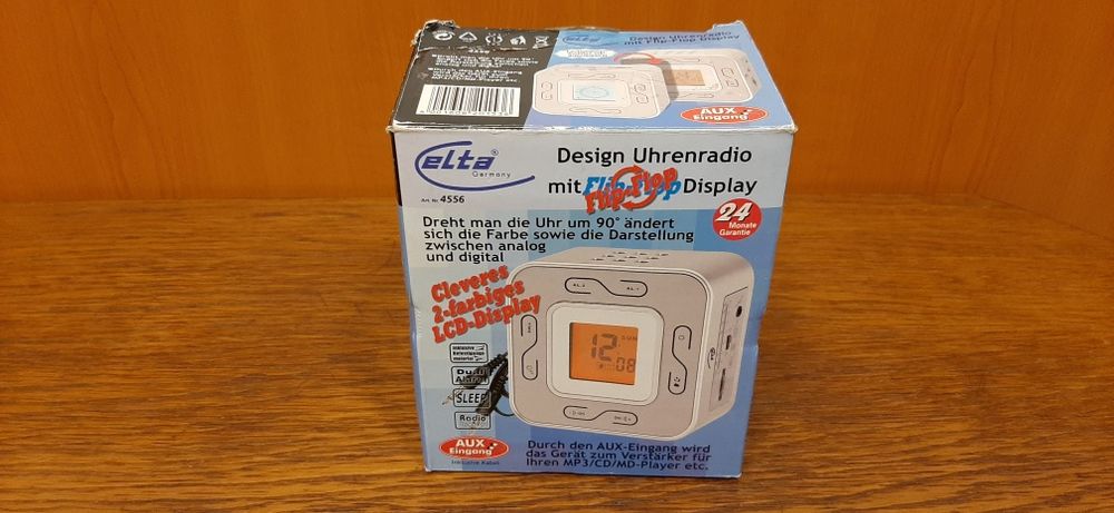 Radio ceas digital LCD dual cu alarma dubla - nou
